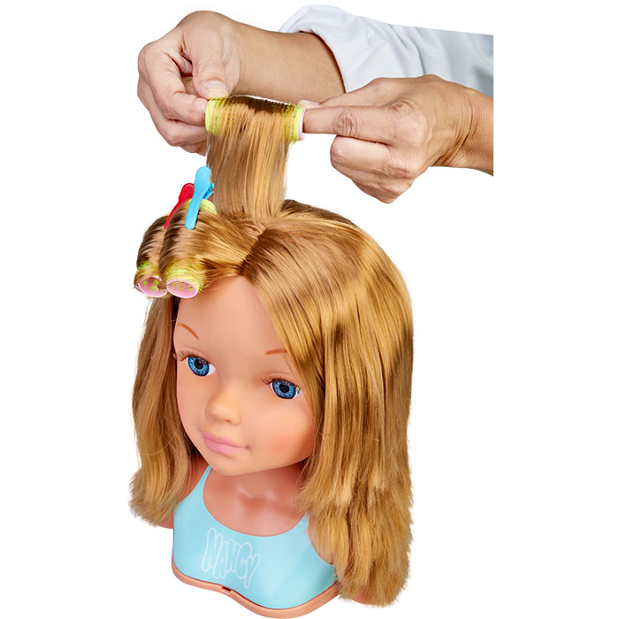 Boneca Busto Nancy Hair Faz Penteados E Maquiagem -supertoys